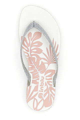 Graue Flip-Flops mit Glitzerdetails und anatomischer Sohle Inblu 50 SY
