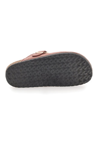 Pittarello Love 1071 Rosa Hausschuhe mit Schnalle und Fellfutter