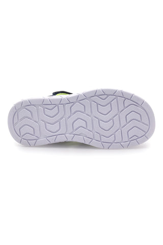 Blaue und grüne Sandalen mit Riemen Pitt Kinder K25506