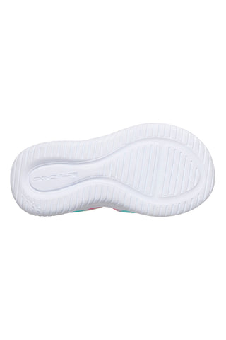 Pinke Sandalen mit Schmetterlingsfarben Skechers Jumpsters Sandale Butterfly Brights