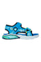 Blaue Sportsandalen mit Grafikdruck Skechers Mega-Splash 4K