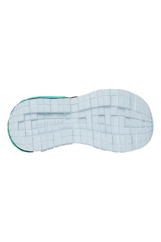 Blaue Sportsandalen mit Grafikdruck Skechers Mega-Splash 4K