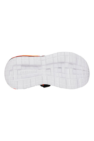 Schwarze und rote Sportsandalen mit Pixeldruck Skechers Mega-Splash 4K