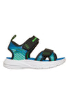 Sandali neri sportivi leggeri Skechers Microspec-Splash