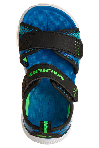 Sandali neri sportivi leggeri Skechers Microspec-Splash