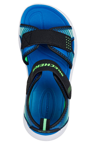 Sandali neri sportivi leggeri Skechers Microspec-Splash