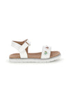 Sandali primi passi bianchi con cuoricini Pitt kids 392616S