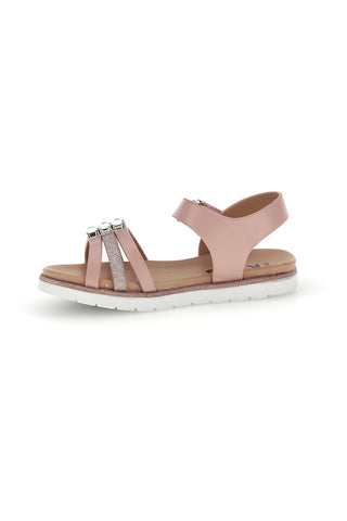 Rosa erste Schritt Sandalen mit Strass Pitt Kinder 392619S
