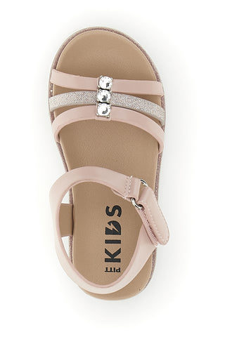 Rosa erste Schritt Sandalen mit Strass Pitt Kinder 392619S
