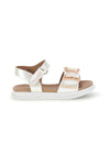 Weiße First Step Sandalen mit Zierschleife Pitt Kinder 392621S