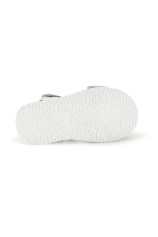 Weiße First Step Sandalen mit Zierschleife Pitt Kinder 392621S