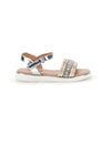 Sandali argento oro cinturino regolabile Pitt kids 392626S