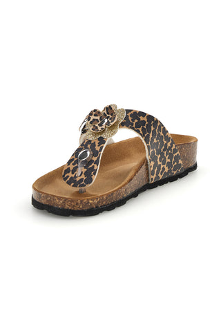 Sandali animalier con fibbia Pitt kids 45261LET