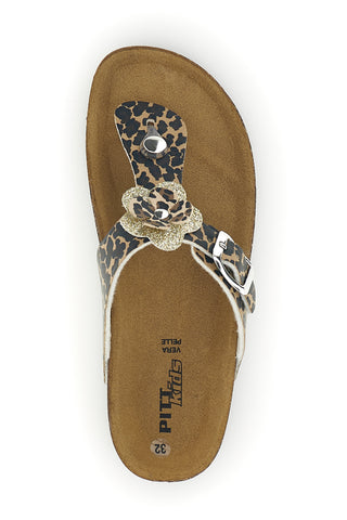 Sandali animalier con fibbia Pitt kids 45261LET