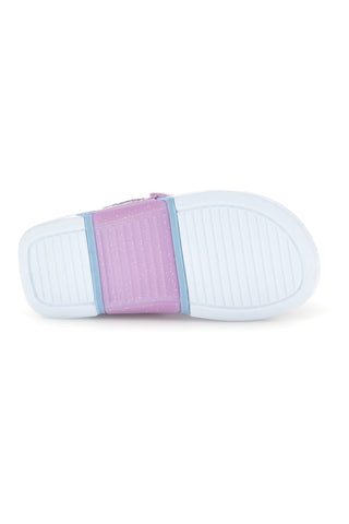 Fliederfarbene Sandalen mit Riemen Frozen D4310752T