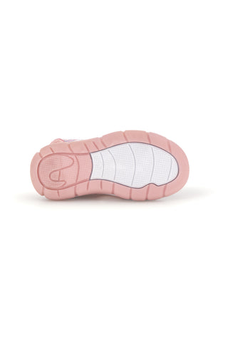 Rosa Sandalen mit Riemen und Einhorn Lichter S8010214S
