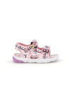 Rosa Sandalen mit Riemen und Lichter Minnie D3010791T10