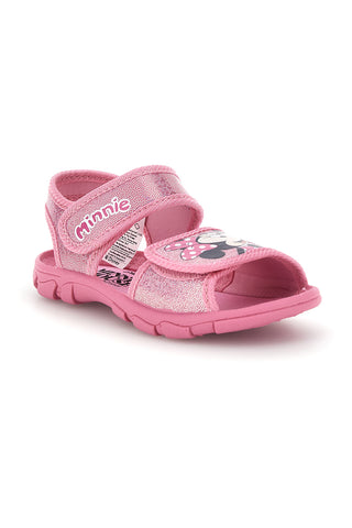 Rosa Sandalen mit Minnie-Print und Minnie-Riemenverschluss D3010815T
