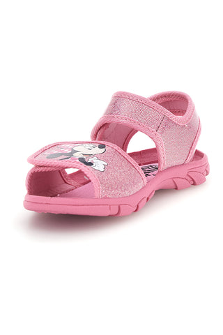 Rosa Sandalen mit Minnie-Print und Minnie-Riemenverschluss D3010815T