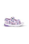 Fliederfarbene Sandale mit Lichtern und Lilo & stitch D6020227T