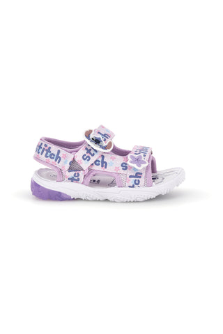 Sandalo lilla con luci e strappo con Stitch Lilo & stitch D6020227T