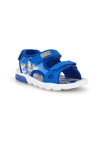 Blaue Sandalen mit Lichtern und Riemen Sonic N9610074S