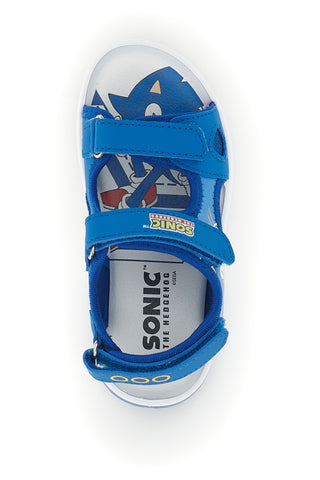 Blaue Sandalen mit Lichtern und Riemen Sonic N9610074S