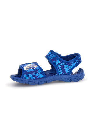 Sandali blu sportivi con doppia chiusura a strappo Sonic N9610103T