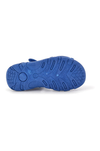 Sandali blu sportivi con doppia chiusura a strappo Sonic N9610103T