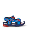 Hellblaue Sandalen mit Riemen und Spiderman-Leuchten R1310666T10