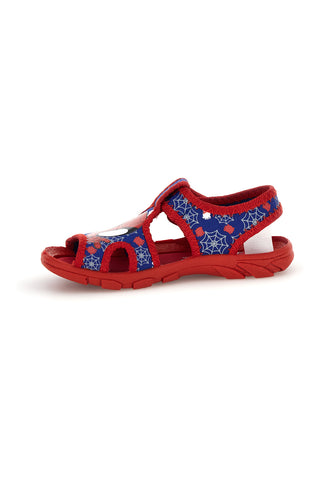 Sandali rosso blu primi passi con strappi Spiderman R1310675T
