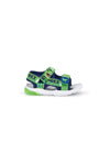 Blau grüne Sandale mit T-Rex Design mit Dinosaurier Lichter S8020229T10