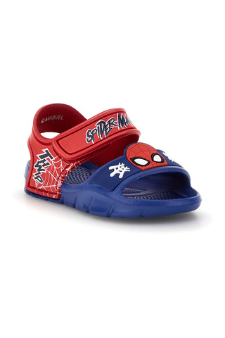 Sandali blu rosso leggero con chiusura a strappo Spiderman R1310681S01