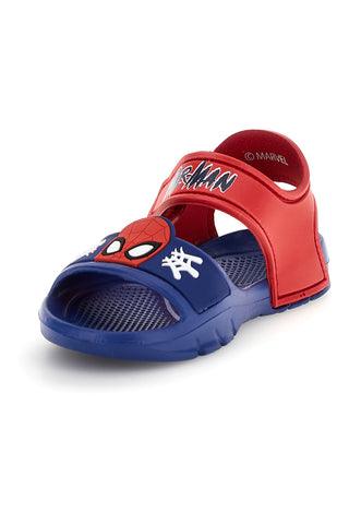 Sandali blu rosso leggero con chiusura a strappo Spiderman R1310681S01
