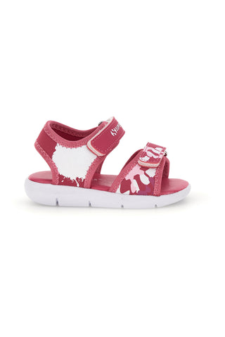 Sandali rosa con chiusura a strappo Superga S63S820