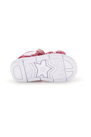 Sandali rosa con chiusura a strappo Superga S63S820
