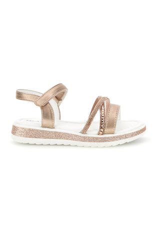 Sandali Oro Rosa con Strass Grazie girl 283585