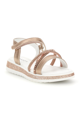 Sandali Oro Rosa con Strass Grazie girl 283585