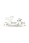 Weiße Sandalen mit Herzapplikation Thank You Girl 218593