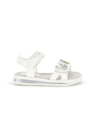 Weiße Sandalen mit Herzapplikation Thank You Girl 218593