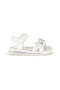 Weiße Sandalen mit Herzapplikation Thank You Girl 218593