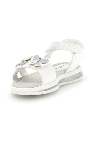 Weiße Sandalen mit Herzapplikation Thank You Girl 218593