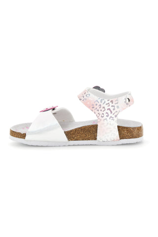 Weiße Sandalen mit Tierprint Pitt Kinder 14610