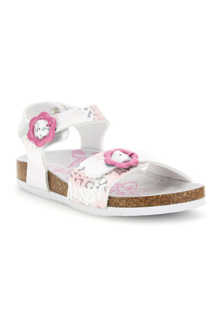 Weiße Sandalen mit Tiermotiv Pitt Kinder 14610