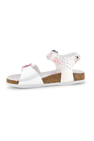 Weiße Sandalen mit Tiermotiv Pitt Kinder 14610