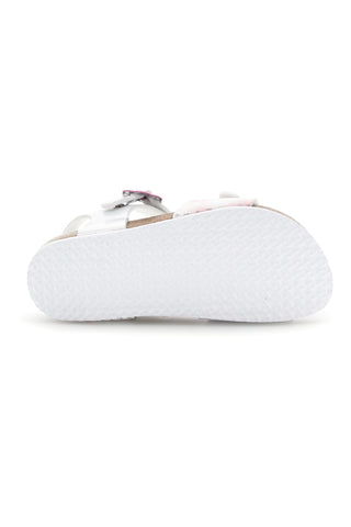 Weiße Sandalen mit Tiermotiv Pitt Kinder 14610