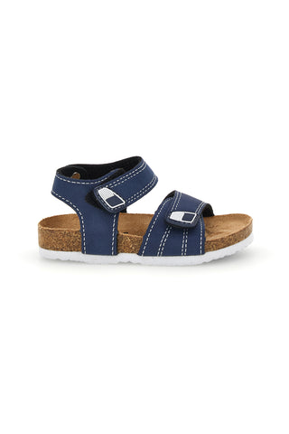 Sandali blu con strappi Pitt kids 14128