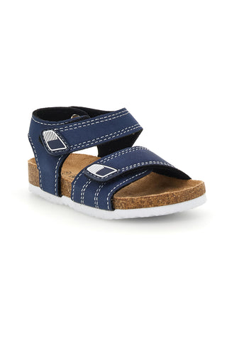 Sandali blu con strappi Pitt kids 14128