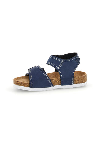 Sandali blu con strappi Pitt kids 14128