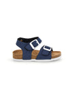 Blaue Sandalen mit Schnallen Pitt Kinder 14466
